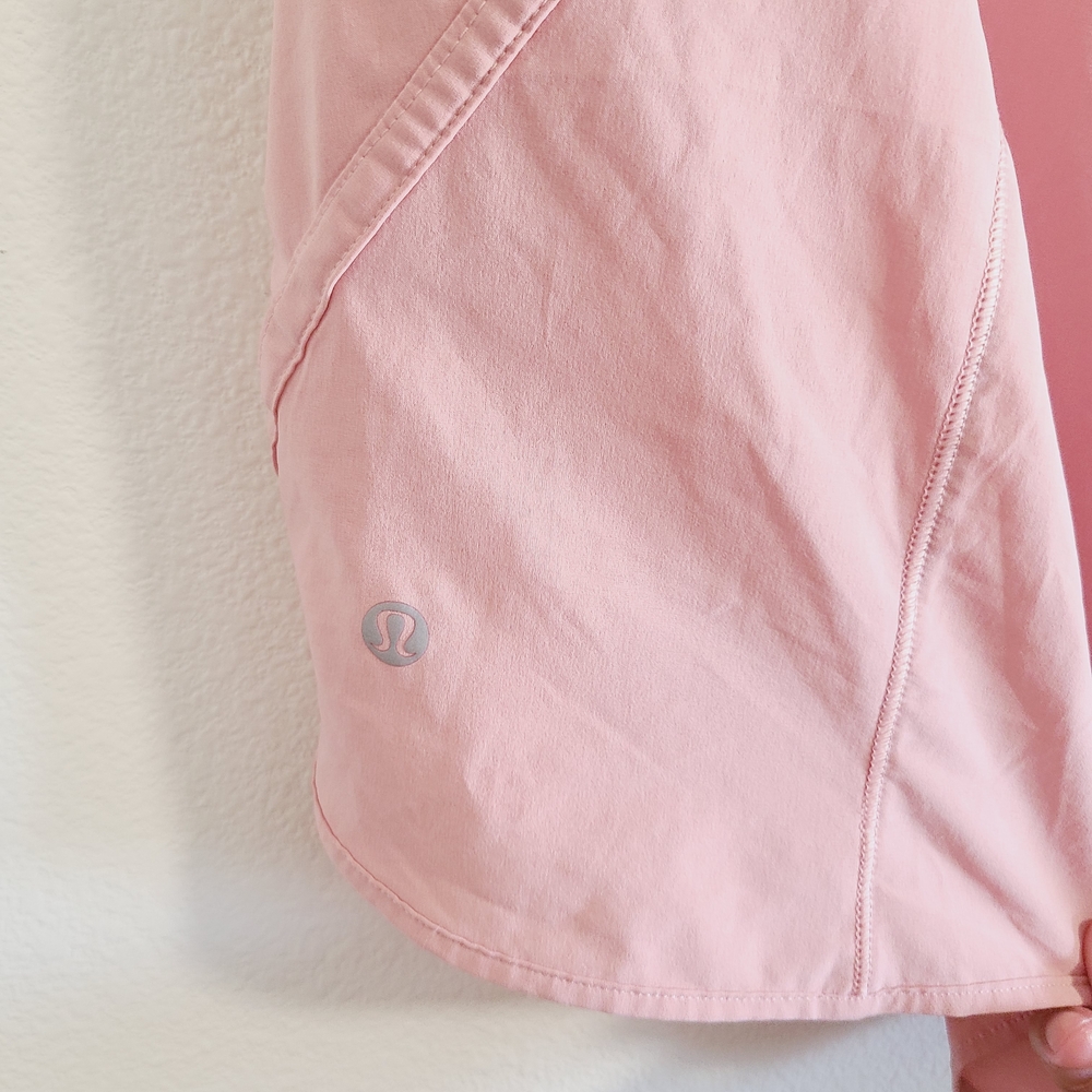 Lululemon Pink Track That Mid-Rise Lined Short 5" - Picture 5 of 10